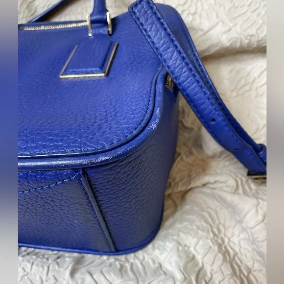 Kate Spade Cecil Court Cobalt Blue Pebble Leather Satchel - Picture 6 of 13